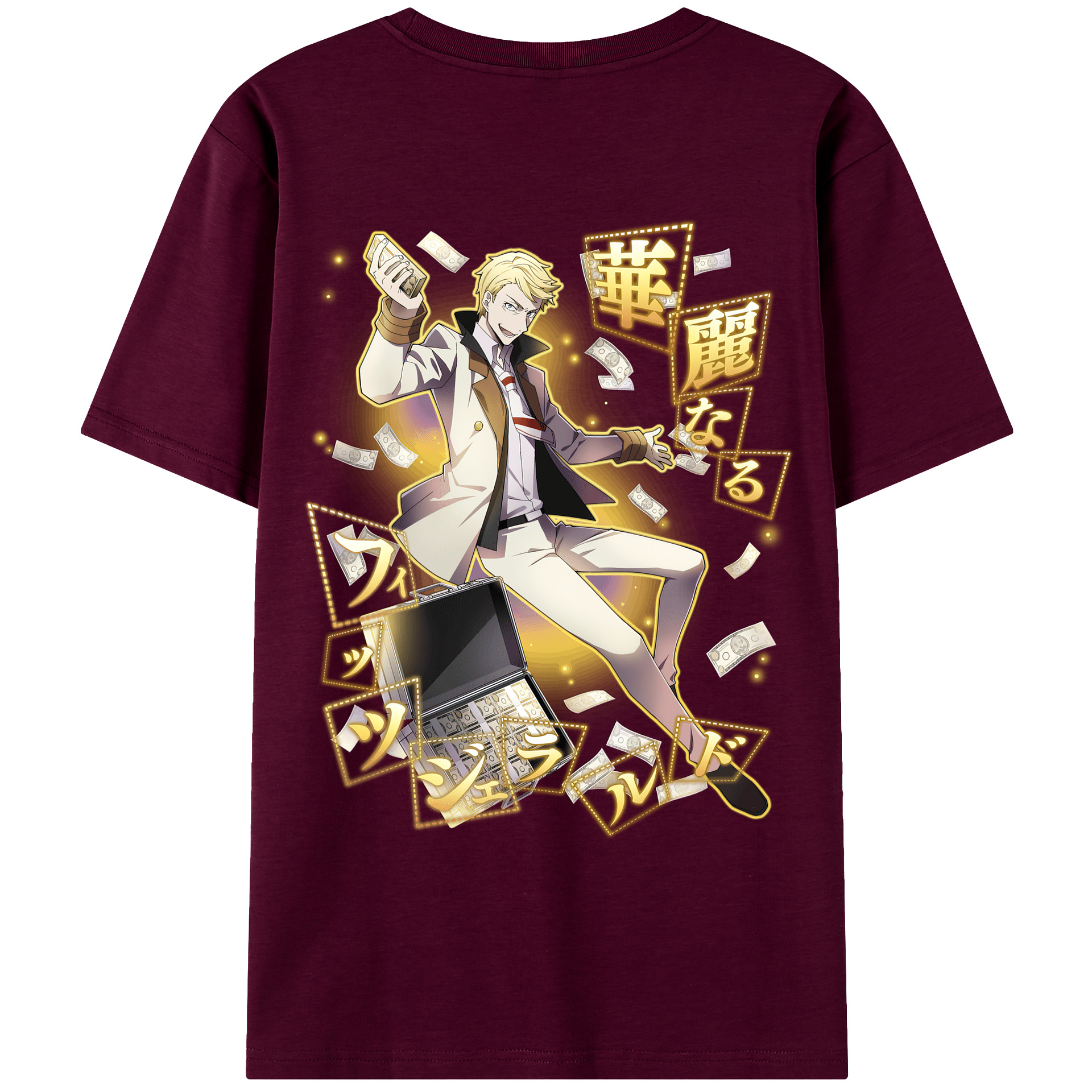 （画像用） 文豪ストレイドッグス Bungo Stray Dogs レディース半袖Tシャツ(バックプリント)